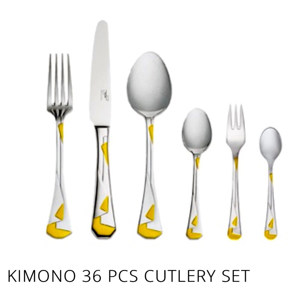 💋Authentic Zepter Kimono set of 36 pcs with 24ct gold decor